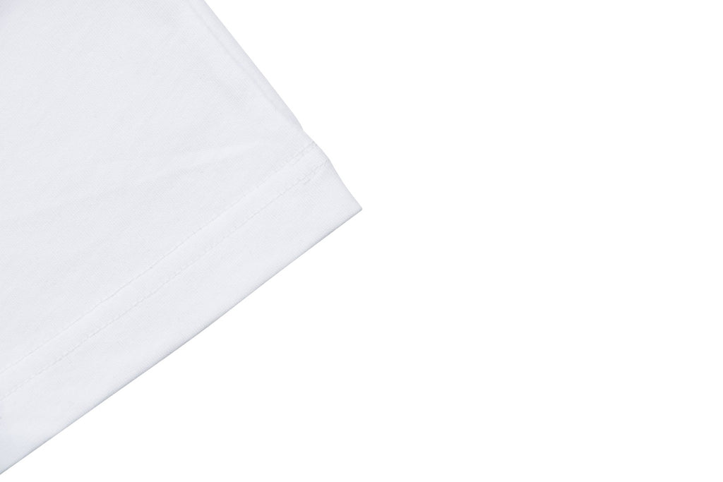 Dior Floral Bouquet Dior Script Embroidered Short Sleeve Tee White