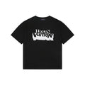 Louis Vuitton Double Exposure Monogram Jacquard Wordmark Short Sleeve Tee Black