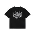 Louis Vuitton x Nigo Heart Jacquard Script Wordmark Short Sleeve Tee Black