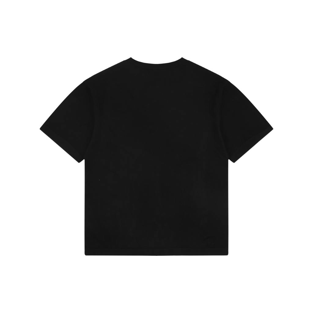 Louis Vuitton x Nigo Heart Jacquard Script Wordmark Short Sleeve Tee Black