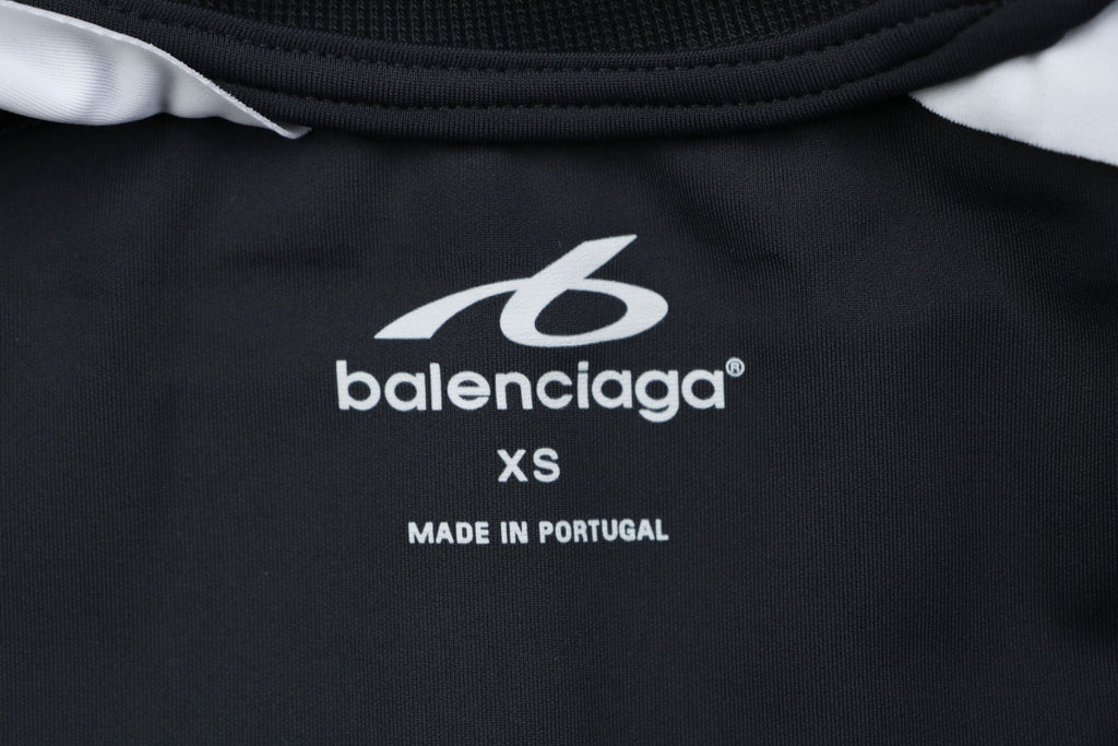 Balenciaga Reflective Ring Logo Quick-Dry Layered Long Sleeve