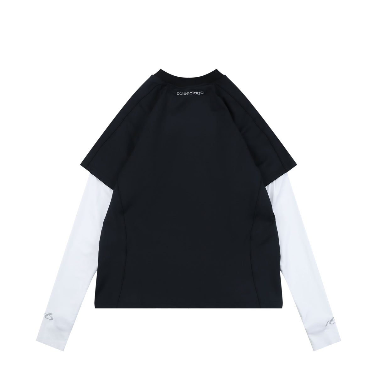 Balenciaga Reflective Ring Logo Quick-Dry Layered Long Sleeve
