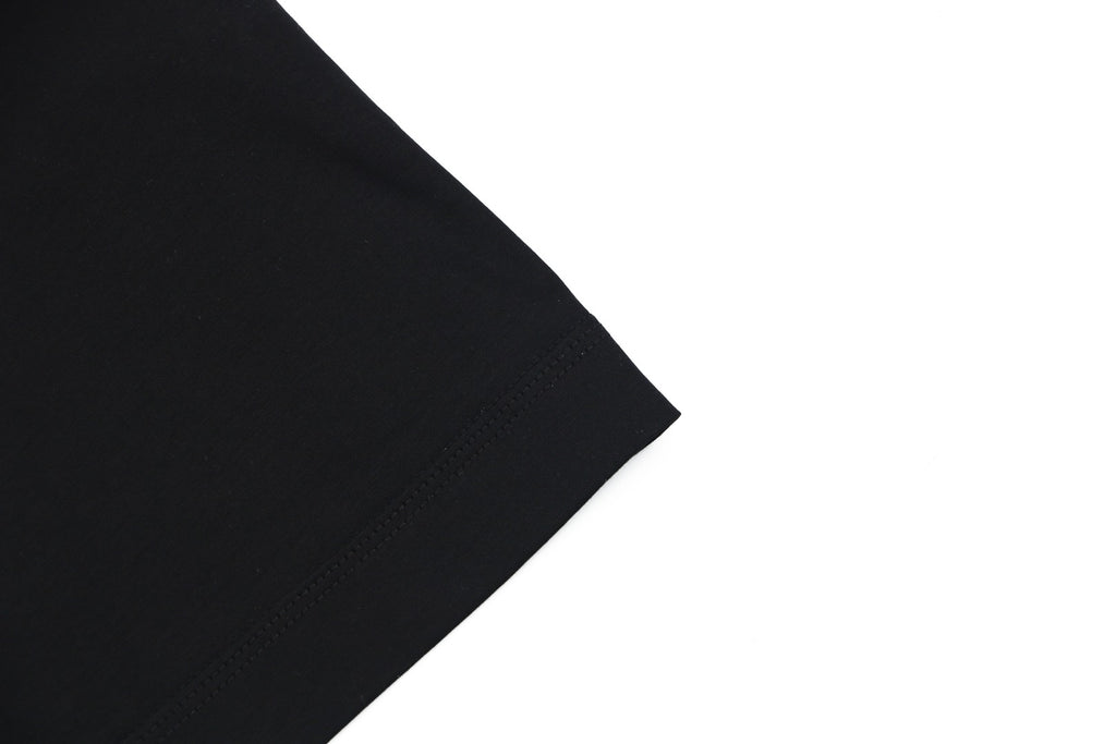 Burberry Equestrian Knight Embroidery Short Sleeve Tee Black