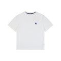 Burberry Equestrian Knight Embroidery Short Sleeve Tee White
