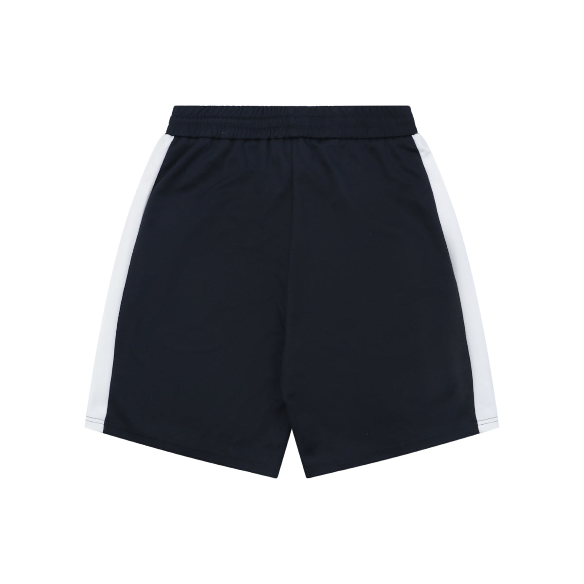 Gucci Interlocking GG Embroidery White Side Panel Shorts Navy