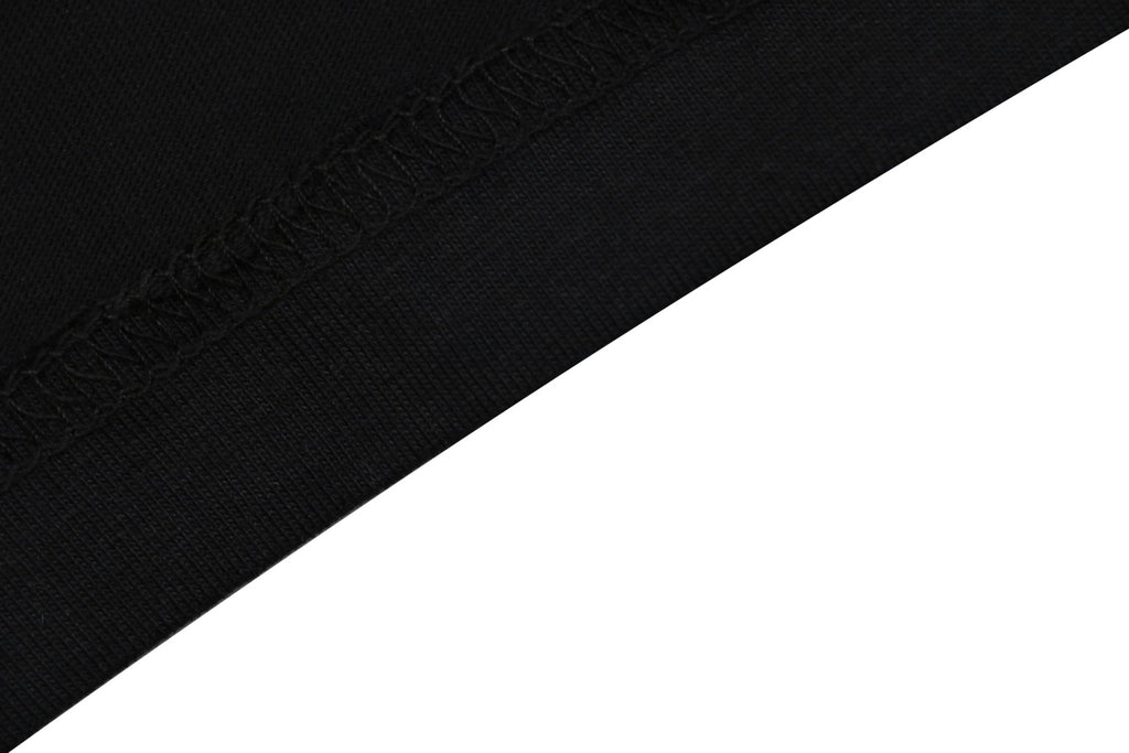 Chrome Hearts Number 33 Sanskrit Cross Graphic Long Sleeve Tee Black