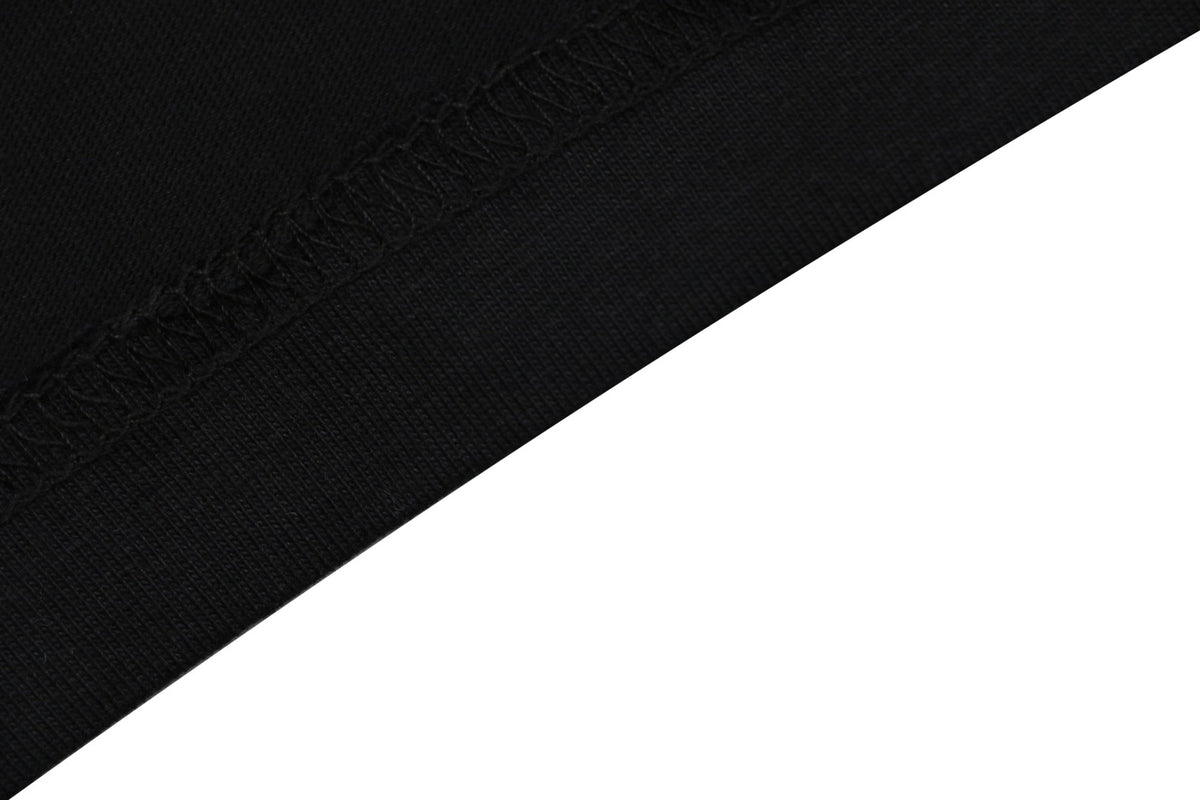 Chrome Hearts Number 33 Sanskrit Cross Graphic Long Sleeve Tee Black