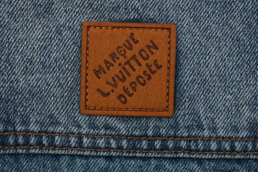Louis Vuitton 25SS Sun-Faded Patchwork Denim Overshirt Jacket Indigo