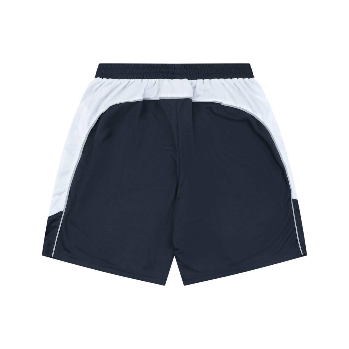 Balenciaga Wheat Spike B Crest Soccer Shorts Navy White