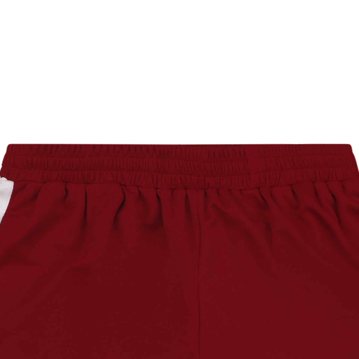 Balenciaga Wheat Spike B Crest Soccer Shorts Burgundy White