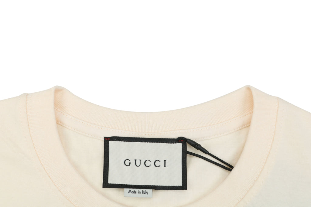 Gucci Crayon Shin-Chan Squadron Print Short Sleeve Tee Cream
