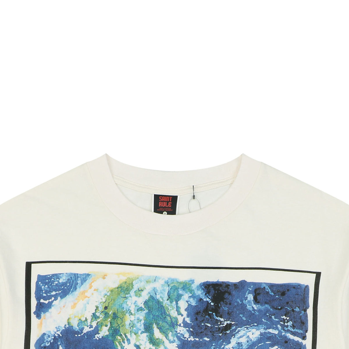 Saint Michael Parasyte Graphic Print Short Sleeve Tee Cream