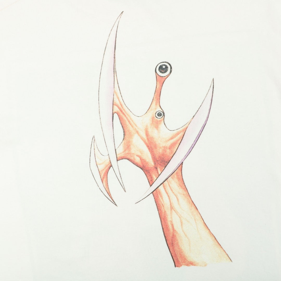Saint Michael Parasyte Graphic Print Short Sleeve Tee Cream