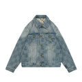 Louis Vuitton Washed Blue Damier Checkerboard Denim Jacket