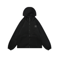Louis Vuitton Tonal Monogram Jacquard Reversible Hooded Zip Jacket | Black