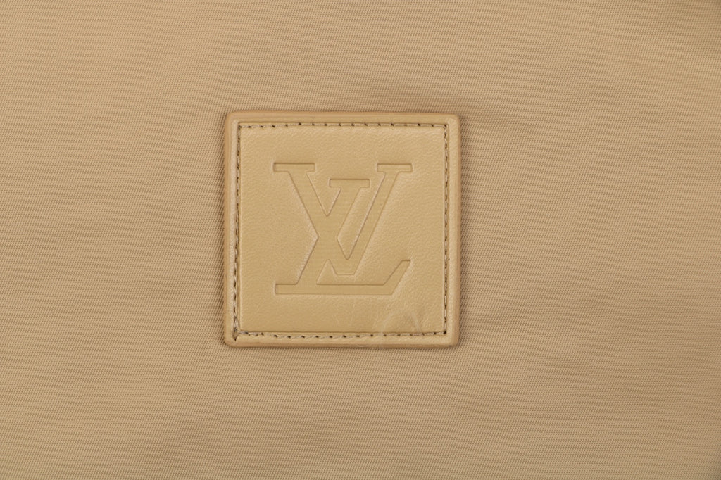 Louis Vuitton Tonal Monogram Jacquard Reversible Hooded Zip Jacket | Khaki