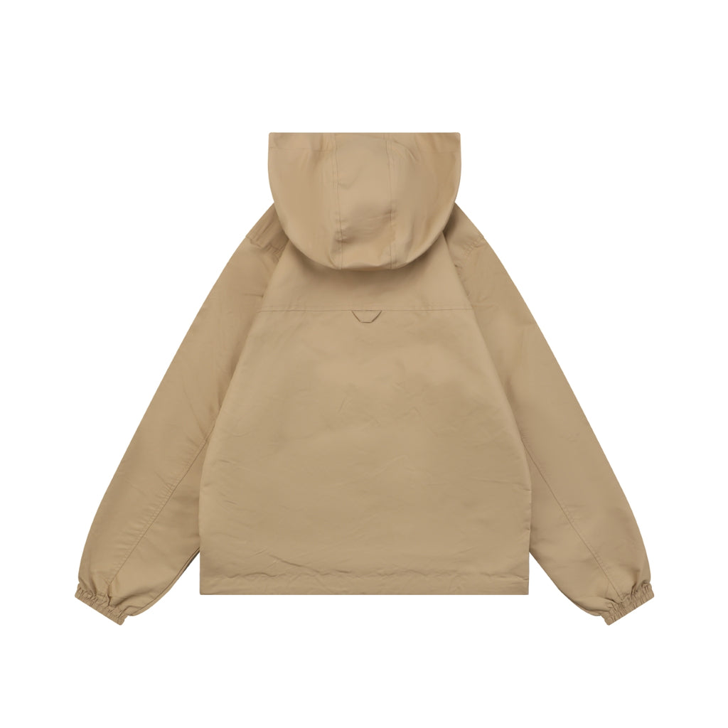 Louis Vuitton Tonal Monogram Jacquard Reversible Hooded Zip Jacket | Khaki