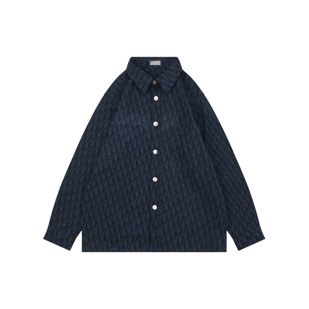 Dior Oblique Jacquard Long Sleeve Shirt | 22SS