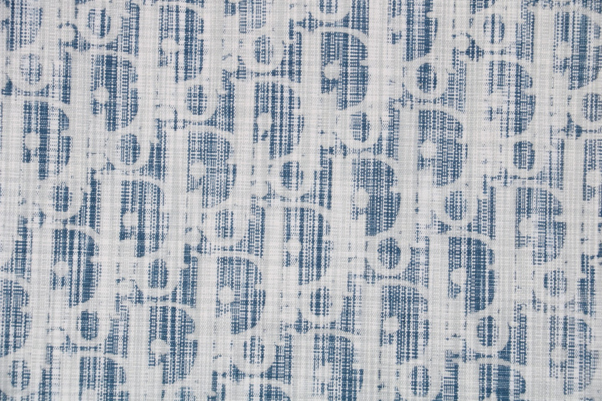 Dior Oblique Jacquard Long Sleeve Shirt | 22SS | Light Blue