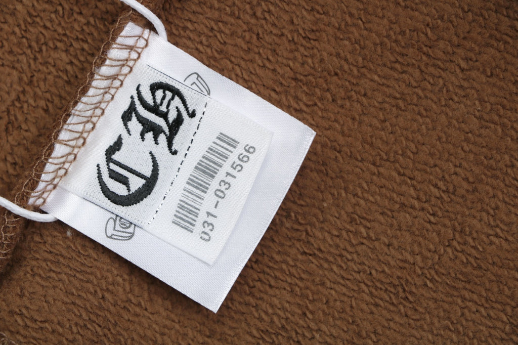 Chrome Hearts Sanskrit Script Sleeve Embroidery Crew Neck Sweatshirt | Brown