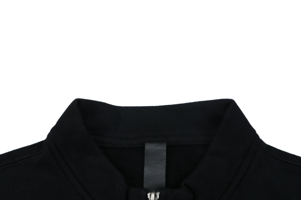 Chrome Hearts Sanskrit Script Sleeve Embroidery Half-Zip Sweatshirt | Black