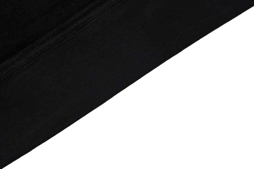 Chrome Hearts Sanskrit Script Sleeve Embroidery Half-Zip Sweatshirt | Black