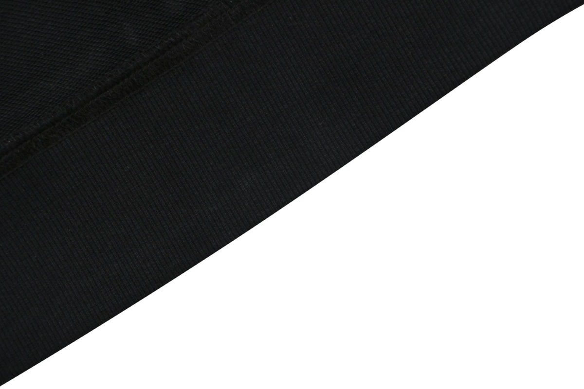 Louis Vuitton Hand-Painted Monogram Chain-Stitch Embroidery Zip Hoodie | Black