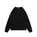 Gucci Centered Tonal Interlocking G Jacquard Embroidery Long Sleeve T-Shirt | Black
