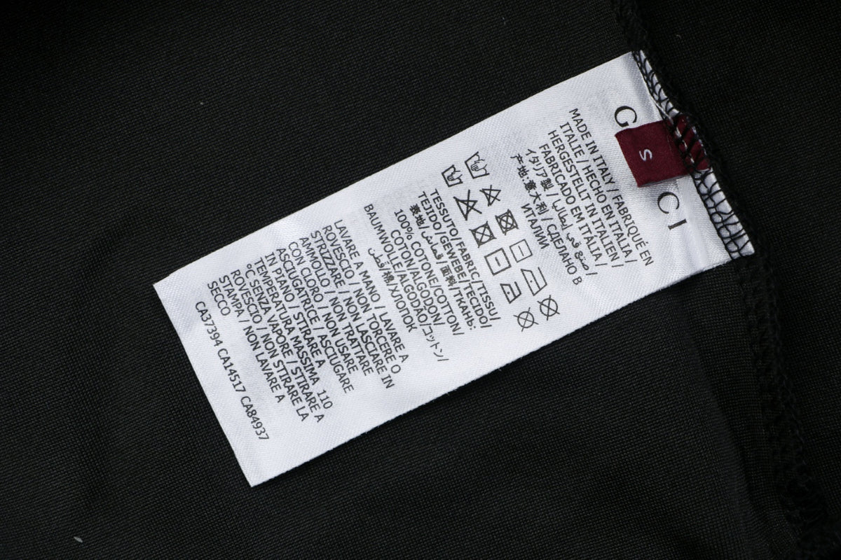 Gucci Right Chest Small Script G Logo Print Full-Zip Hoodie Jacket | Black