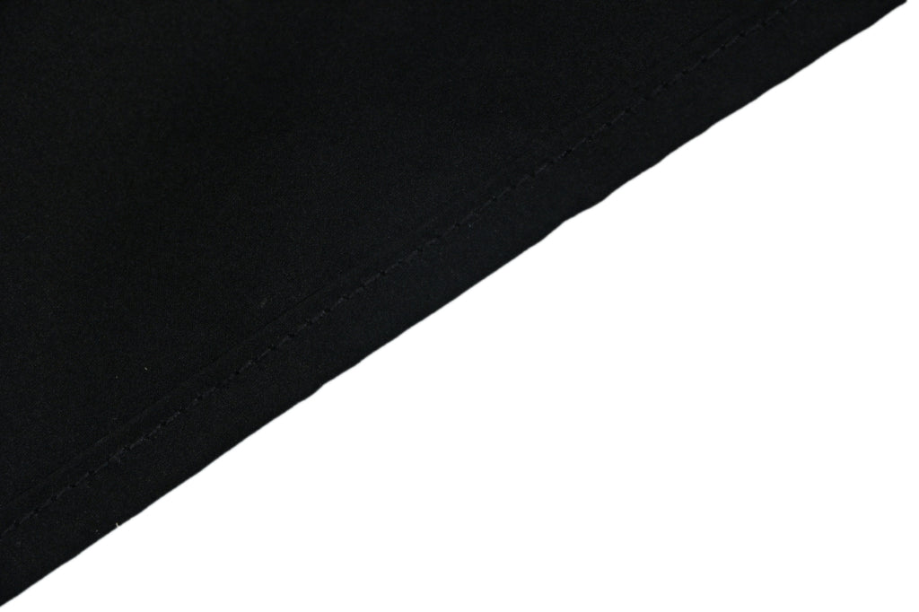 Prada Triangle Logo Plaque Chest Pocket Long-Sleeve Shirt | Black