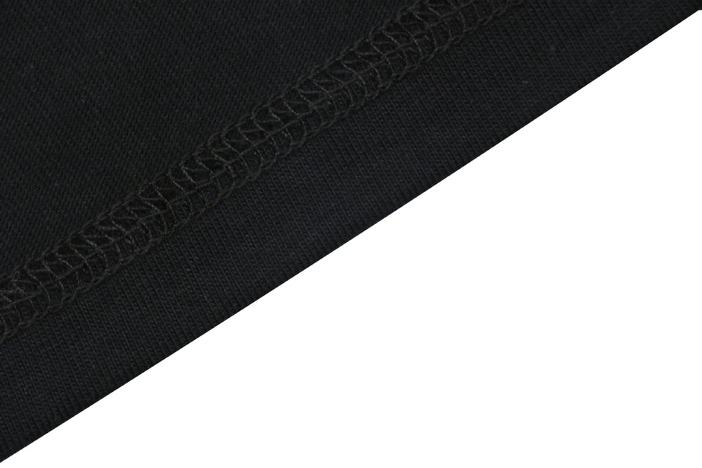 Stone Island Small Square Compass Badge Embroidered Long Sleeve T-Shirt | Black | SI-SQ-CMB-EMB-LS-TEE-BLK
