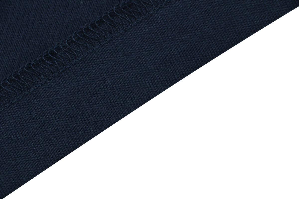Stone Island Small Square Compass Badge Embroidered Long Sleeve T-Shirt | Navy | SI-SQ-CMB-EMB-LS-TEE-NVY