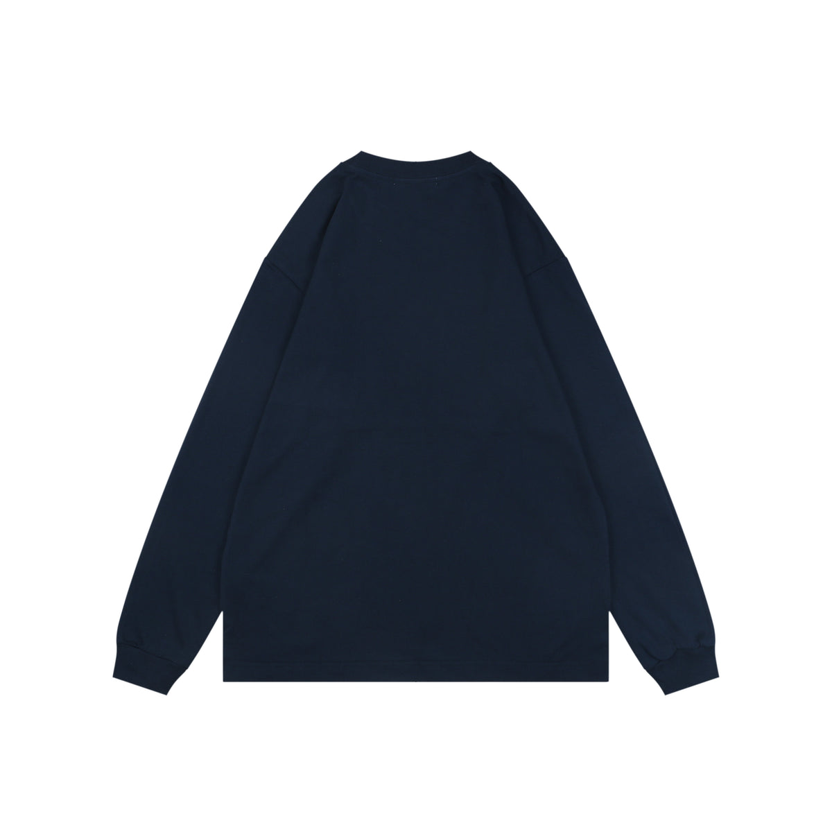 Stone Island Small Square Compass Badge Embroidered Long Sleeve T-Shirt | Navy | SI-SQ-CMB-EMB-LS-TEE-NVY