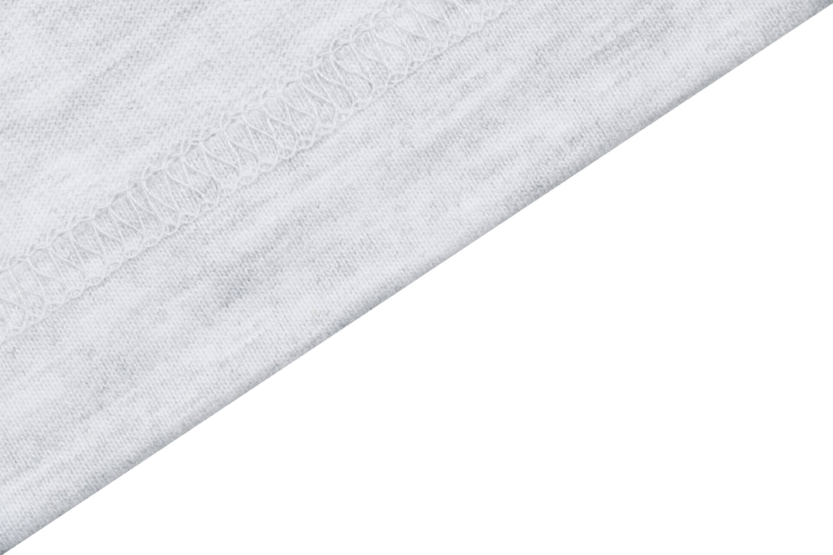 Stone Island Small Square Compass Badge Embroidered Long Sleeve T-Shirt | Light Grey | SI-SQ-CMB-EMB-LS-TEE-LGY