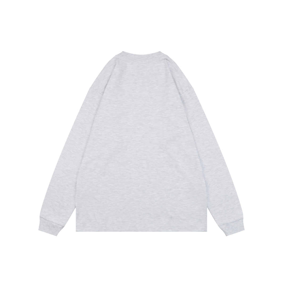 Stone Island Small Square Compass Badge Embroidered Long Sleeve T-Shirt | Light Grey | SI-SQ-CMB-EMB-LS-TEE-LGY