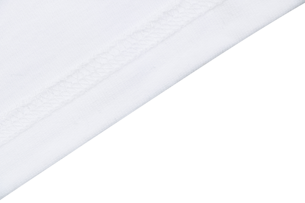 Stone Island Small Square Compass Badge Embroidered Long Sleeve T-Shirt | White | SI-SQ-CMB-EMB-LS-TEE-WHT
