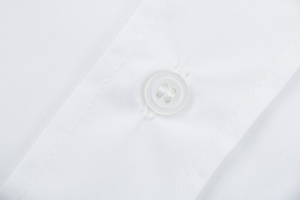 Loewe Tonal Anagram Jacquard Long Sleeve Shirt | White | LOE-TN-ANG-JCQ-LS-SHT-WHT