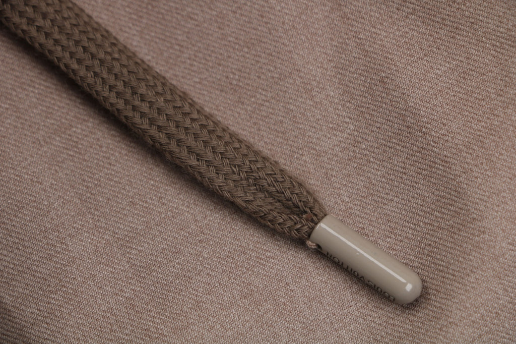 Louis Vuitton Tonal LV Monogram Jacquard Wool Trousers | Taupe | LV-TN-MON-JCQ-WL-TRS-TPE
