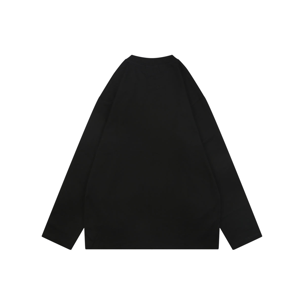 Loewe Border-Frame Anagram Embroidered Long Sleeve T-Shirt | Black | LOE-BDR-FRM-ANG-EMB-LS-TSH-BLK