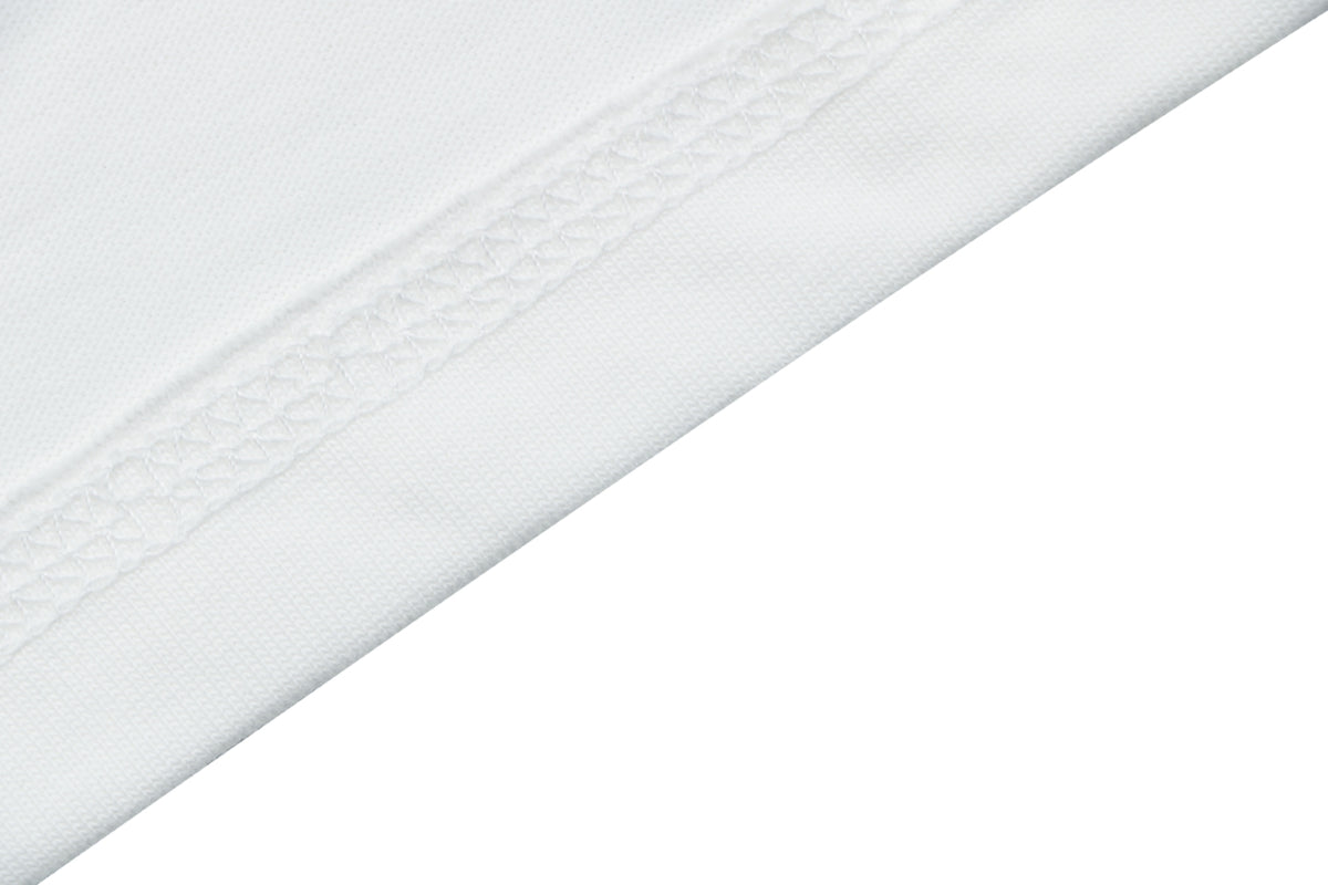 Loewe Border-Frame Anagram Embroidered Long Sleeve T-Shirt | White | LOE-BDR-FRM-ANG-EMB-LS-TSH-WHT