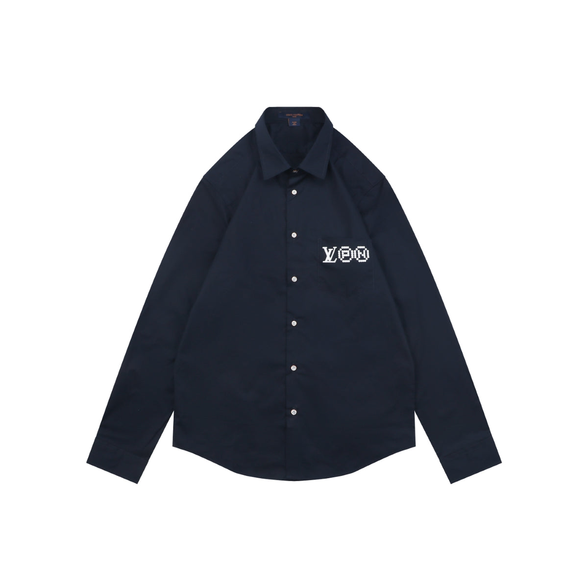 Louis Vuitton Portrait Graphic Print Long Sleeve Shirt | Black | LV-PRT-GFX-PRT-LS-SHT-BLK