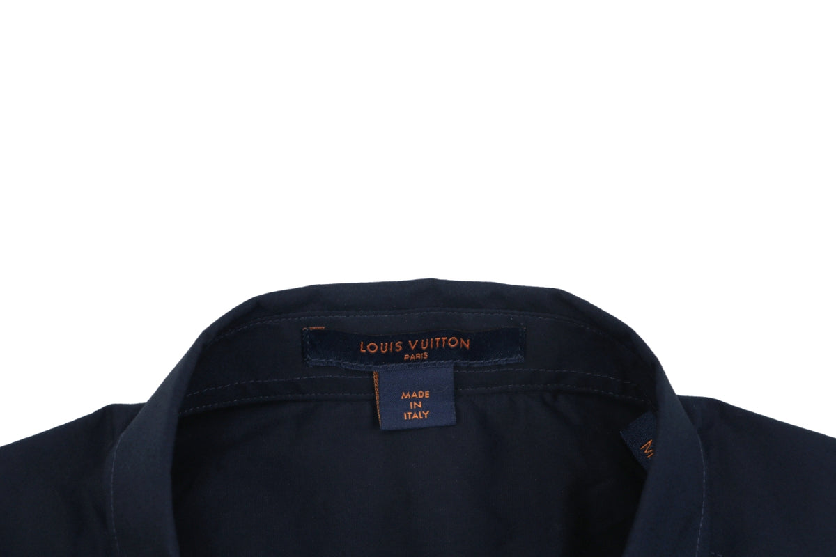 Louis Vuitton Portrait Graphic Print Long Sleeve Shirt | Black | LV-PRT-GFX-PRT-LS-SHT-BLK