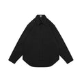 Louis Vuitton Tonal LV Monogram Jacquard Long Sleeve Shirt | Black | LV-TN-MON-JCQ-LS-SHT-BLK