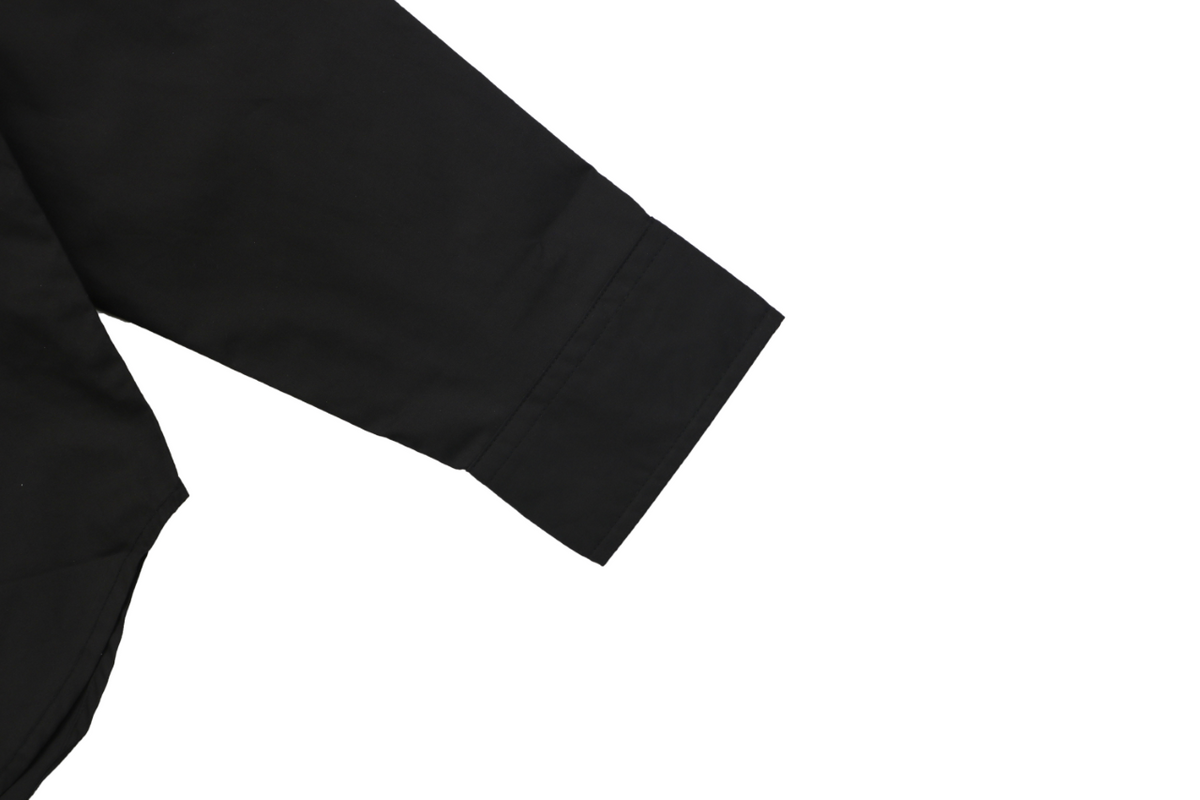 Louis Vuitton Tonal LV Monogram Jacquard Long Sleeve Shirt | Black | LV-TN-MON-JCQ-LS-SHT-BLK