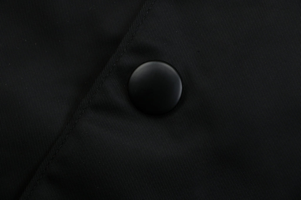 Prada Triangle Logo Pocket Nylon Shirt Jacket | Black | PRA-TRI-LGO-PKT-NYL-SHT-JKT-BLK