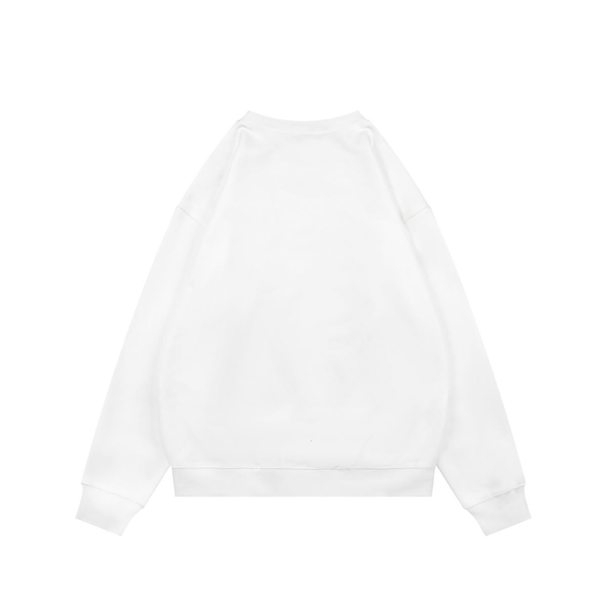 Loewe Wave Anagram Print Crew Neck Sweatshirt | White | LOE-WAV-ANG-PRT-CRW-SWT-WHT