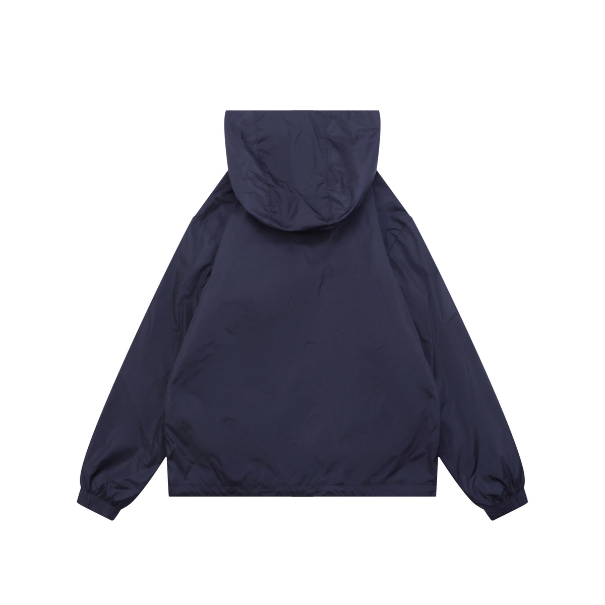 Moncler Horizontal Stripe Logo Tape Hooded Zip Jacket | Navy