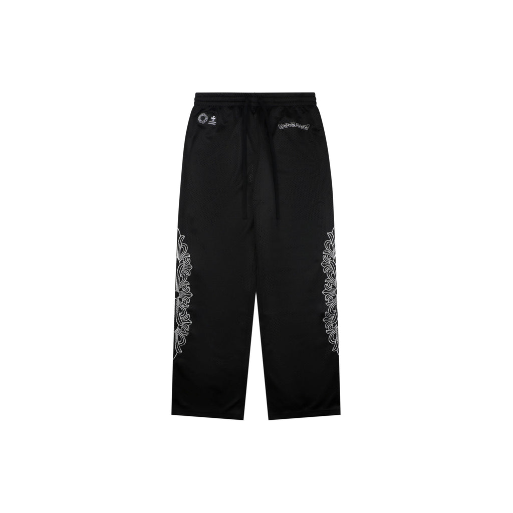 Chrome Hearts Glitter Sanskrit Baroque Scroll Hockey Sweatpants | Black