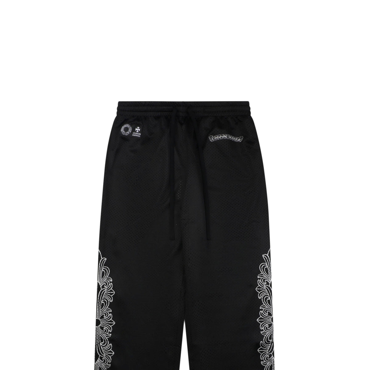 Chrome Hearts Glitter Sanskrit Baroque Scroll Hockey Sweatpants | Black