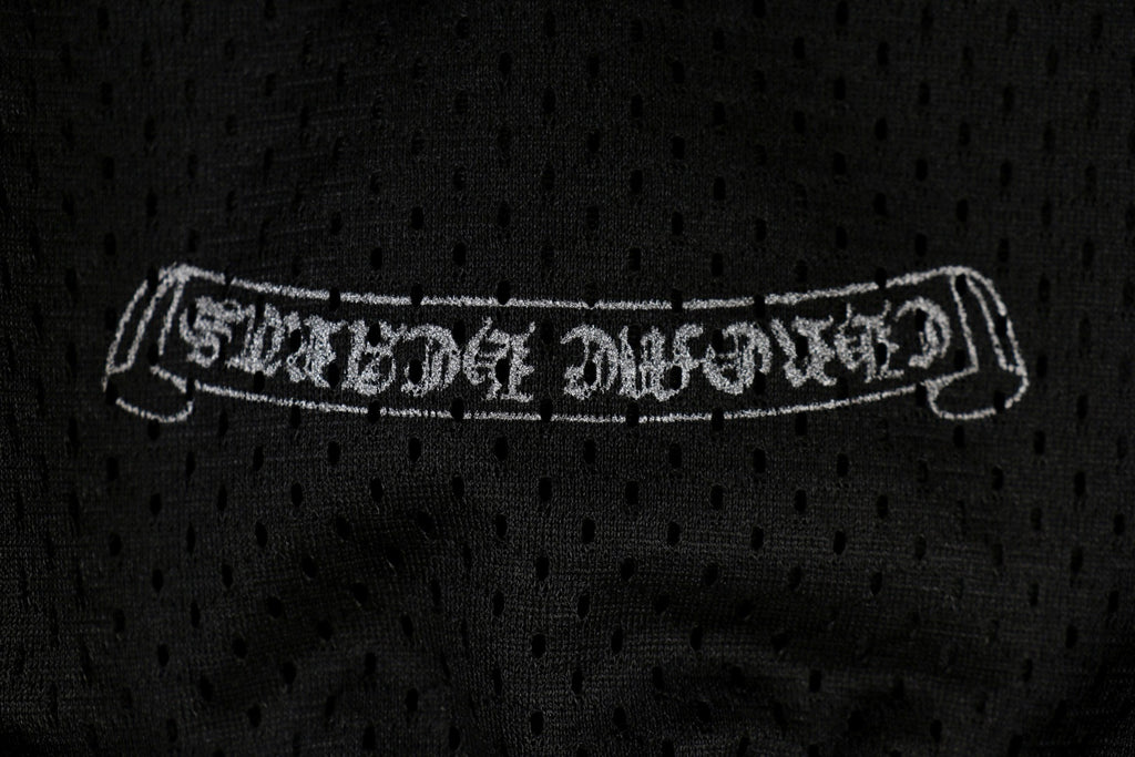 Chrome Hearts Glitter Sanskrit Baroque Scroll Hockey Sweatpants | Black